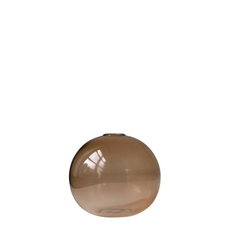 Ball Vase Ø10, Beige
