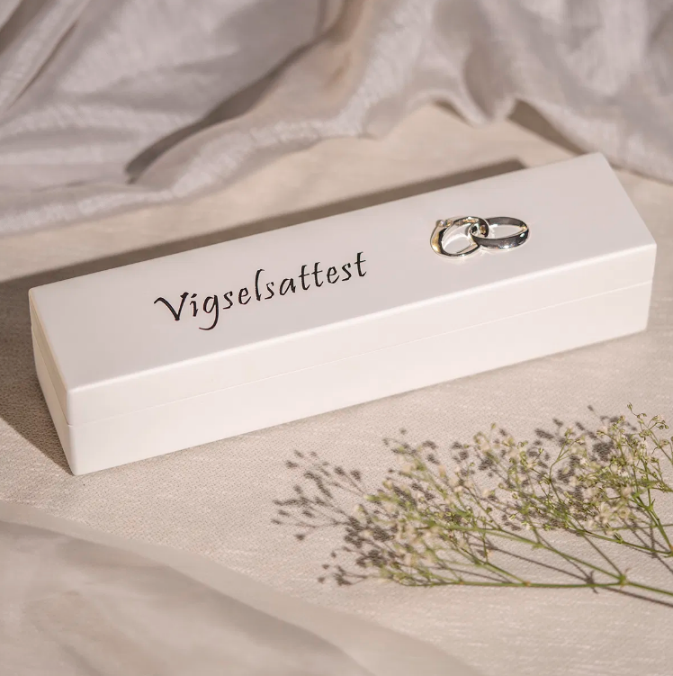 Skrin til vigselsattest