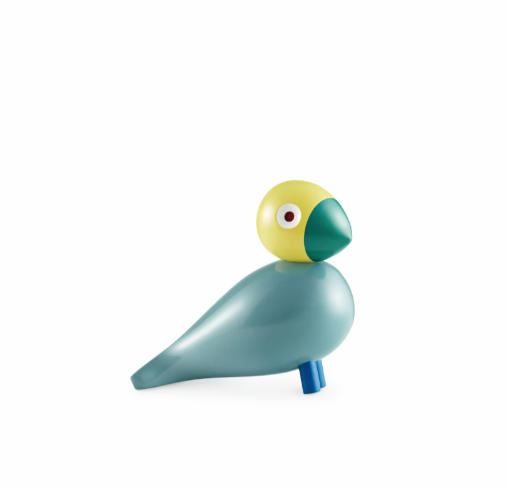 Sunshine sangfugl H15.5, Turkis/gul
