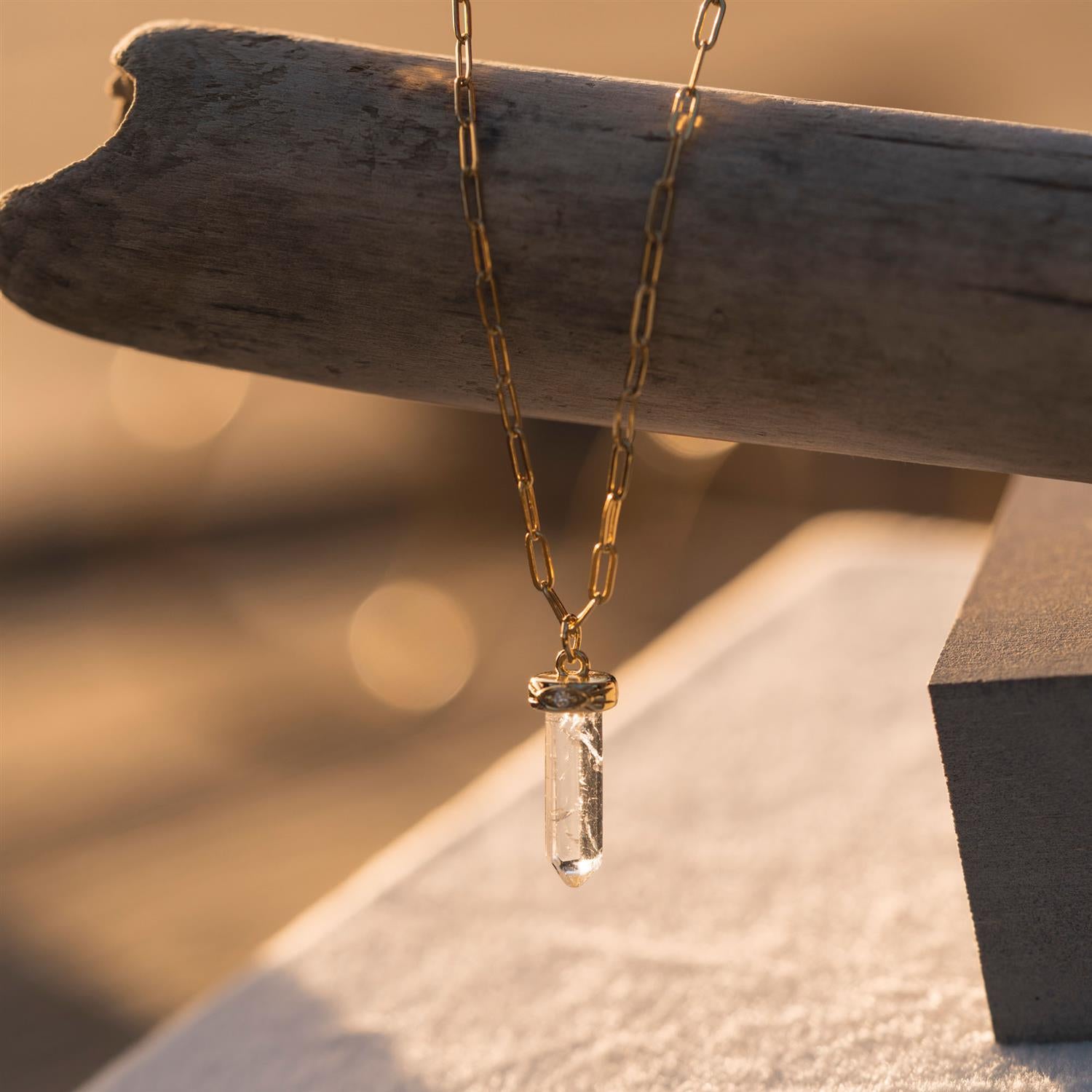 GUIDANCE PENDELSMYKKE SØLV, BERGKRYSTALL