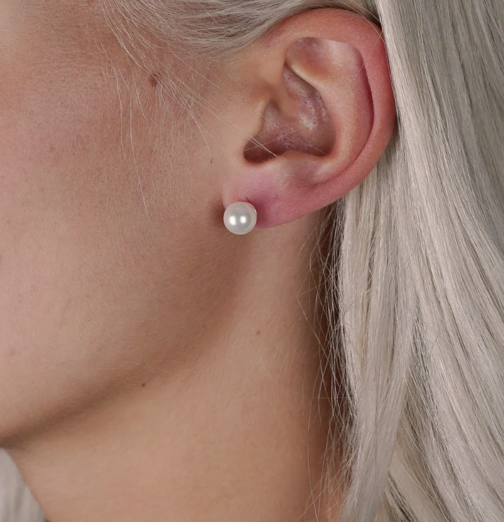 Bennet Pearl øredobber, forgylt