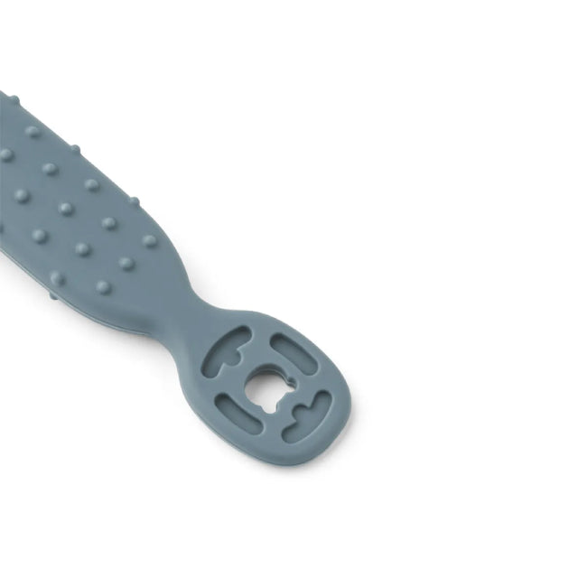 Caelia Baby Lær å spise selv skje 4pk, Blue Multi Mix