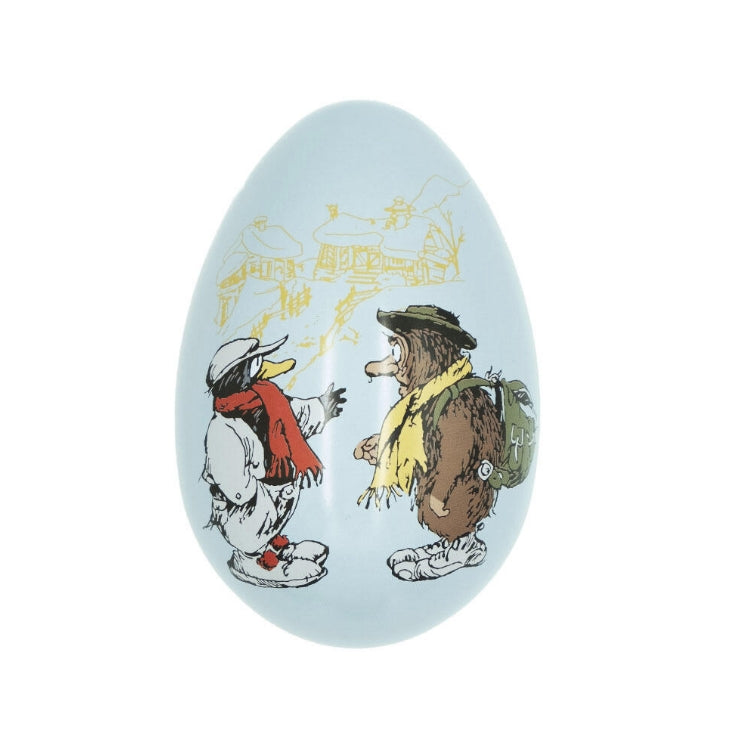 FLÅKLYPA LUDVIG & SOLAN PÅSKEEGG I TINN, 15CM