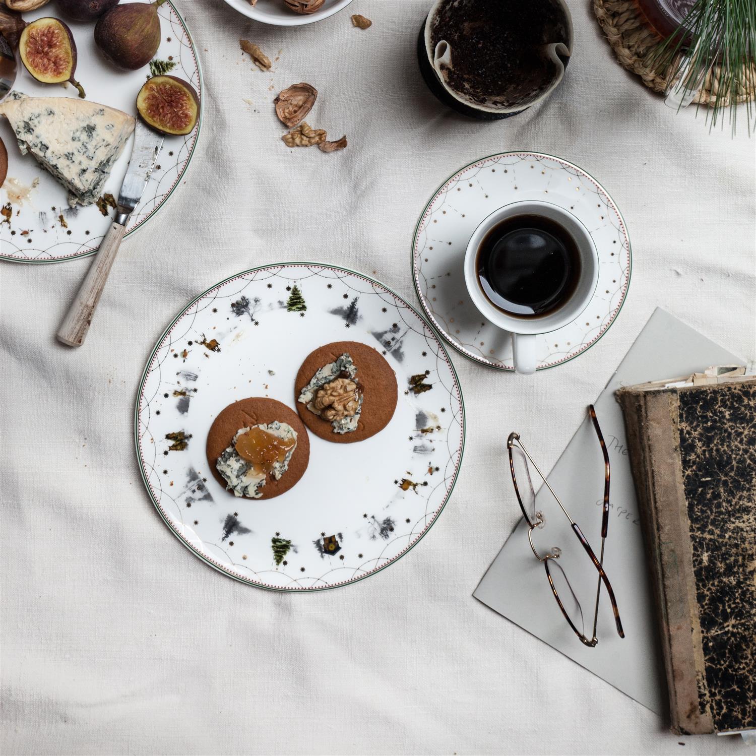 Wik & Walsøe Julemorgen Story asjett, 20 cm