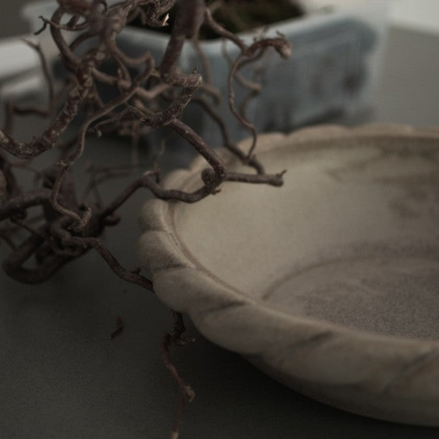 Twine Plate Ø40cm, Beige