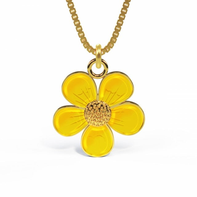 LIV Smykke i forgylt sølv, Smørblomst