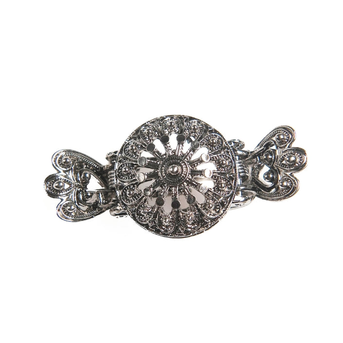 Oda Hårklype i sølv, Oksidert