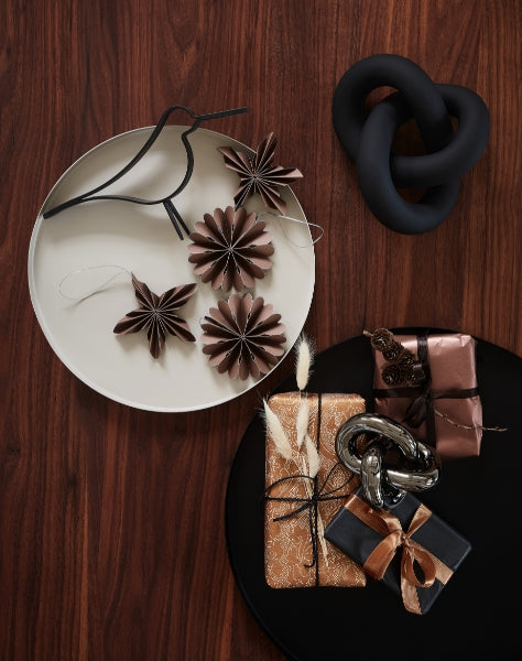 Paper Star 2 stk, Coffee