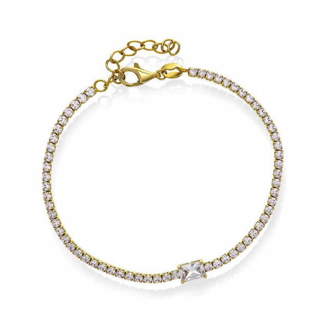 Roma armbånd i sølv med zirkonia