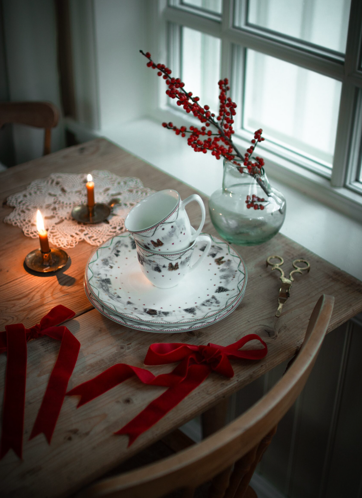 Julemorgen Saga tallerken, 23 cm