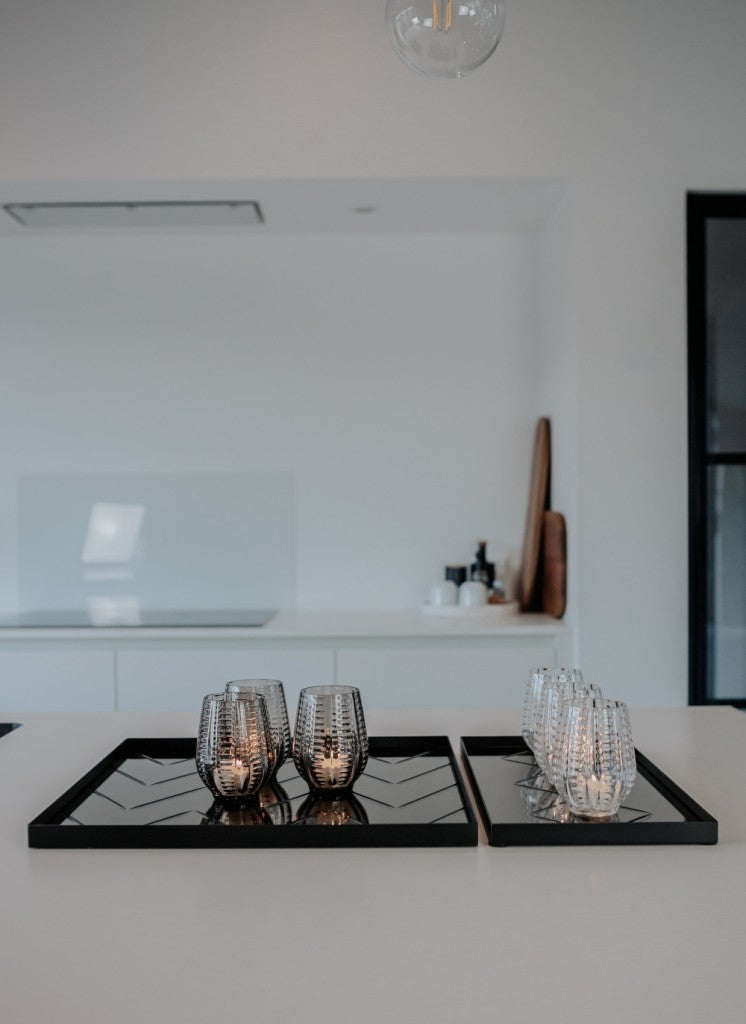 Twisted Drinking Glass, Clear