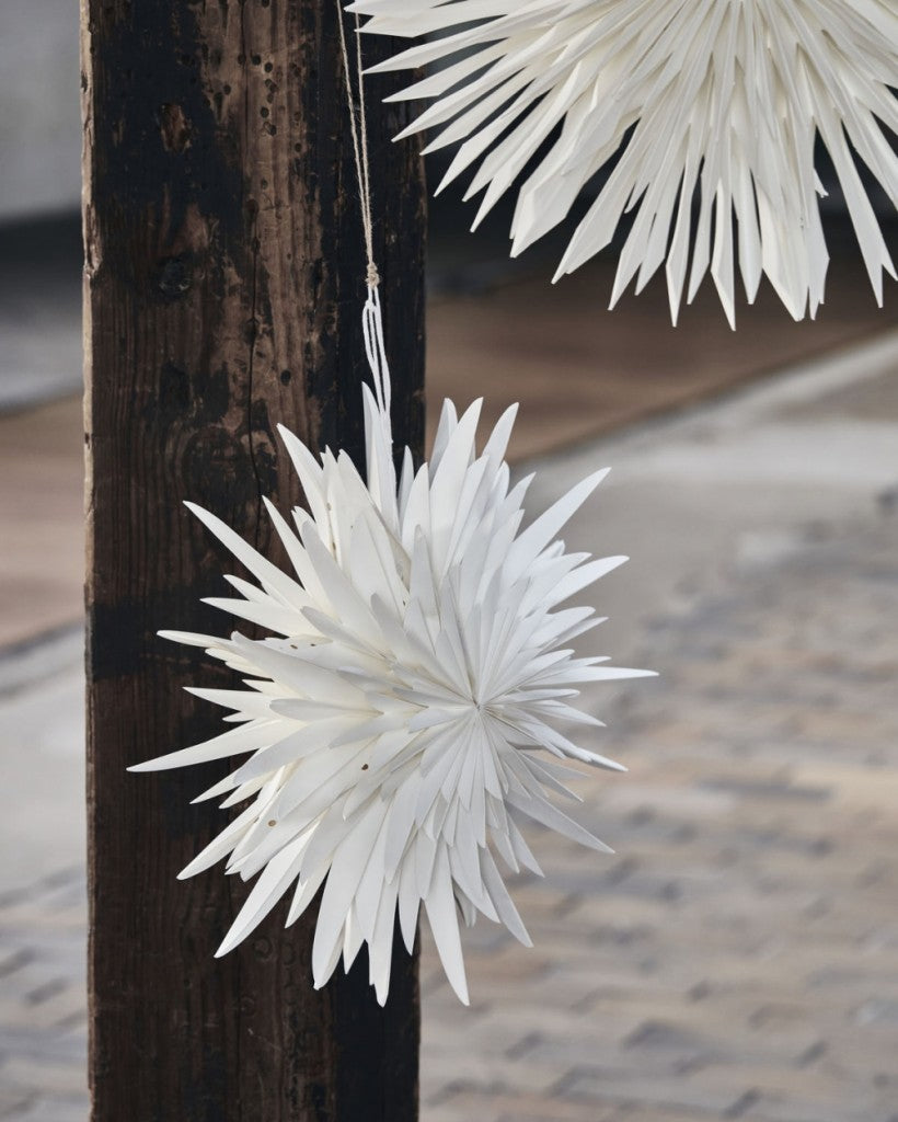 Papirstjerne Reef 40cm, Off-White