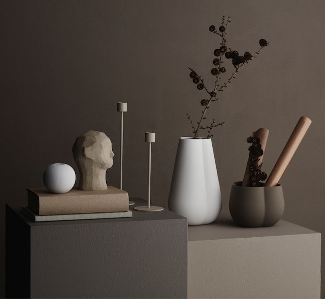 Lysestake 29cm, Sand