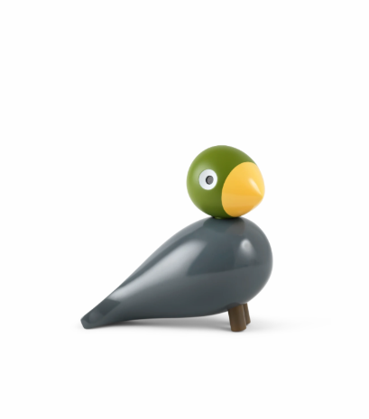 Nattergal sangfugl H15.5, Blå aqua