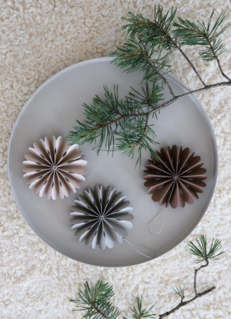 Paper Flower 2 stk, Pale pink