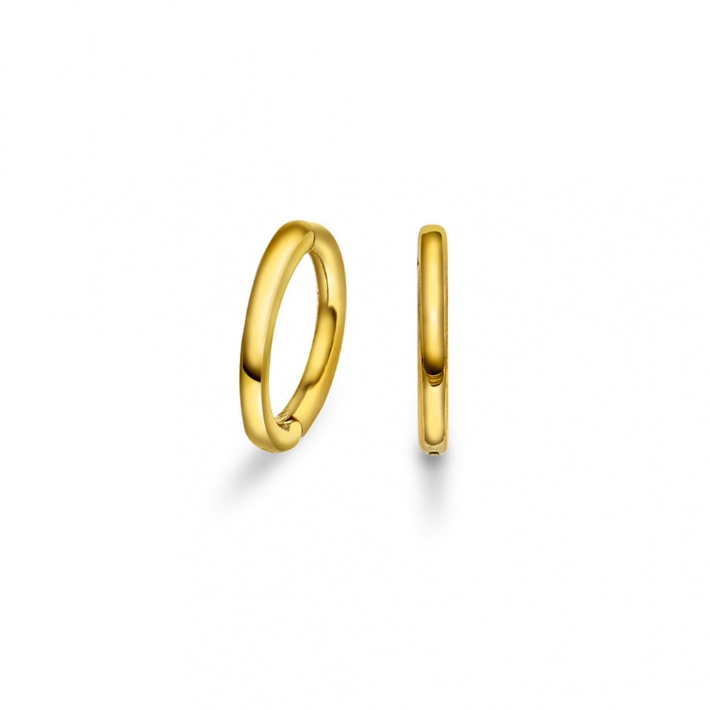 Øreringer i gull, 8 mm