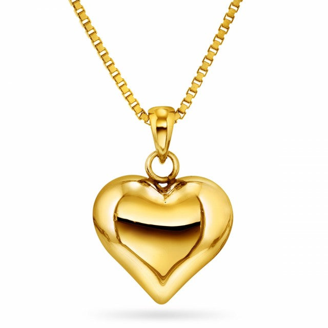 Smykke i forgylt sølv, Hjerte