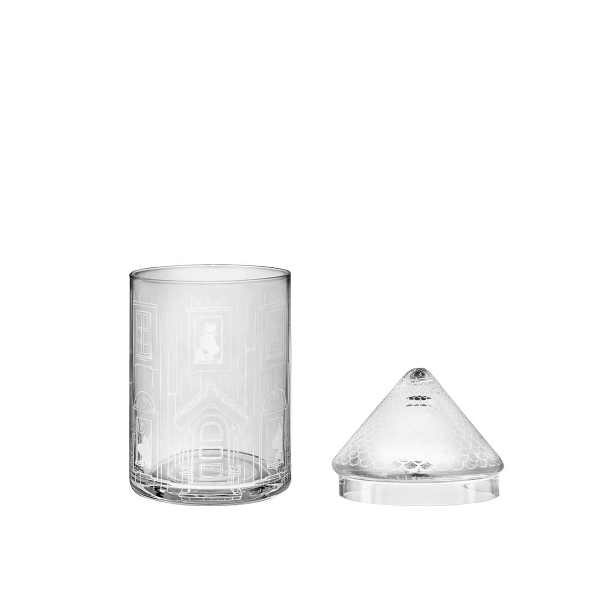 Mummi Glasskrukke med lokk, Mummihuset
