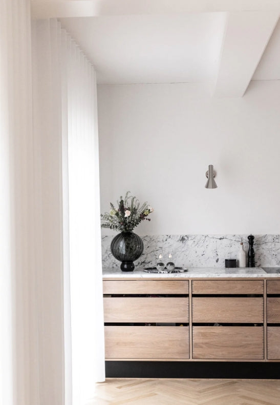 Meadow Swirl Vase Large, Grey