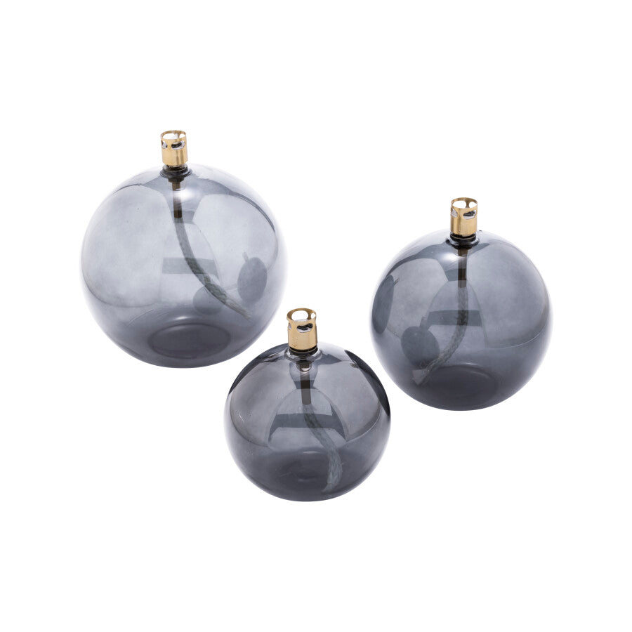 Peri Living OLJELAMPE ROUND SMOKED, SMALL