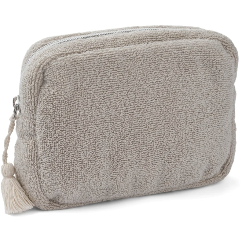 TERRY TOALETTVESKE, LIGHT STONE