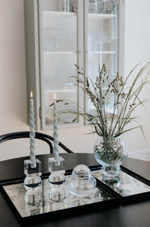 Meadow Swirl Vase Small, Clear