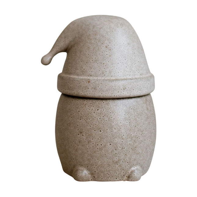 EATING SANTA LARGE, BEIGE