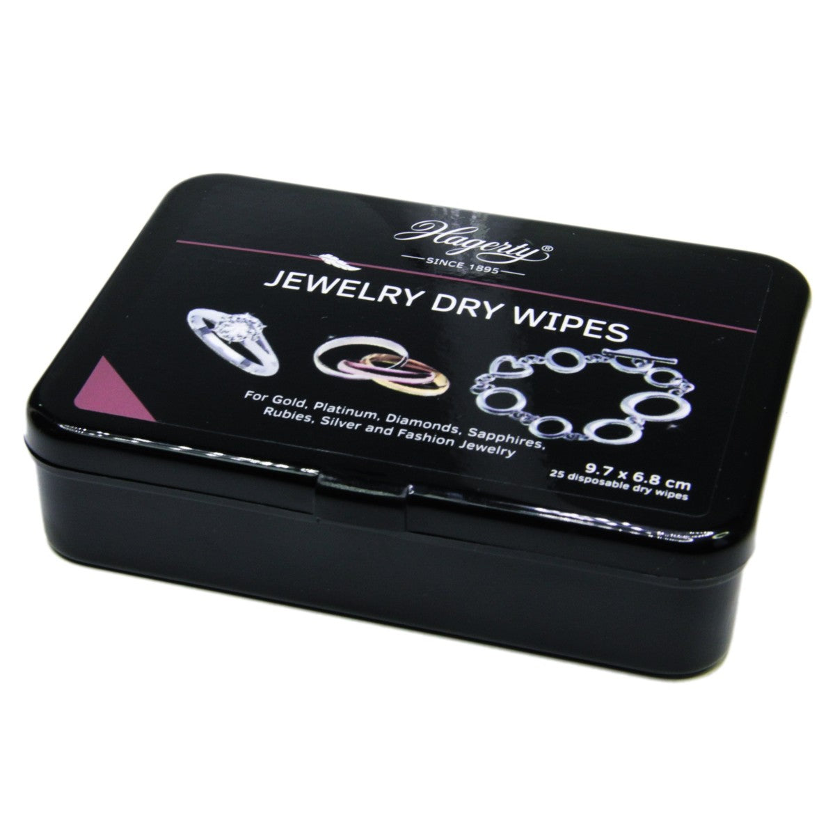 Jewelry dry wipes, 25 stk