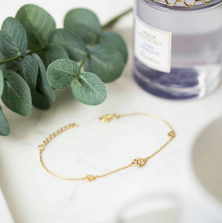 Autumn armbånd i forgylt sølv