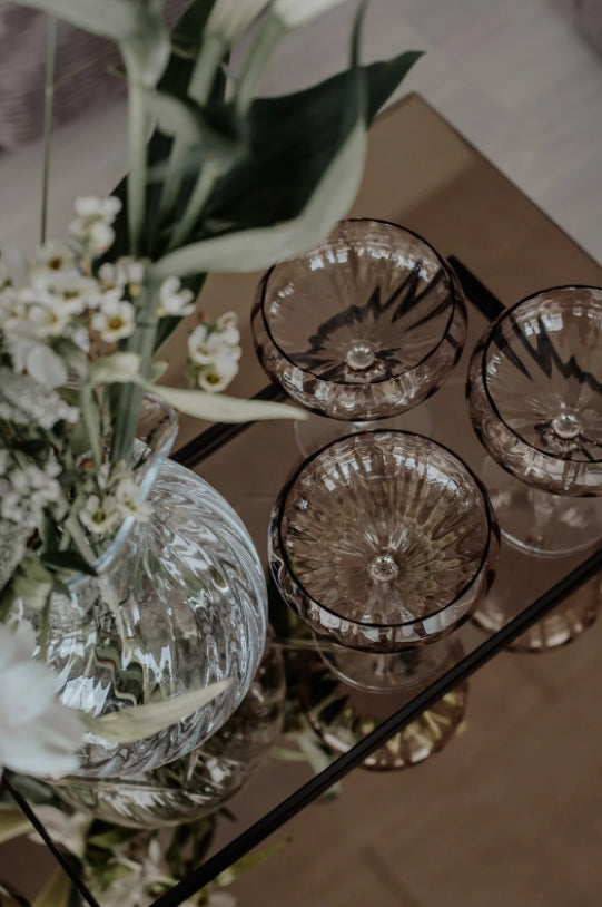 Meadow Cocktail Glass, Topaz