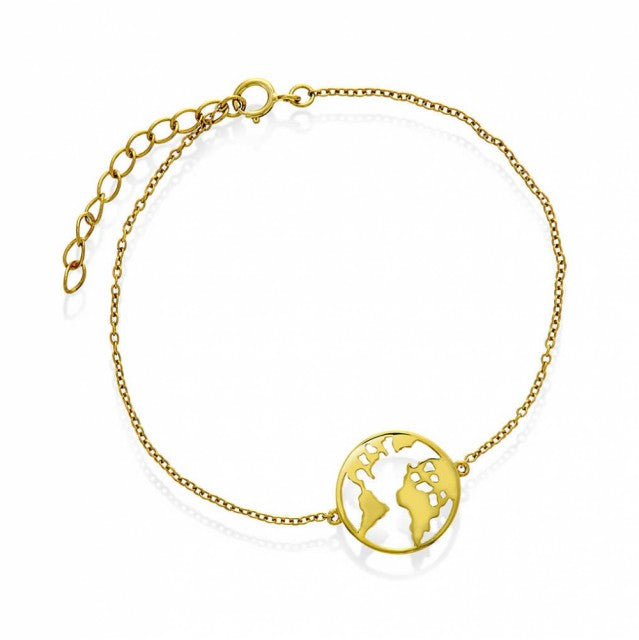 Armbånd i forgylt sølv, Verdenskart