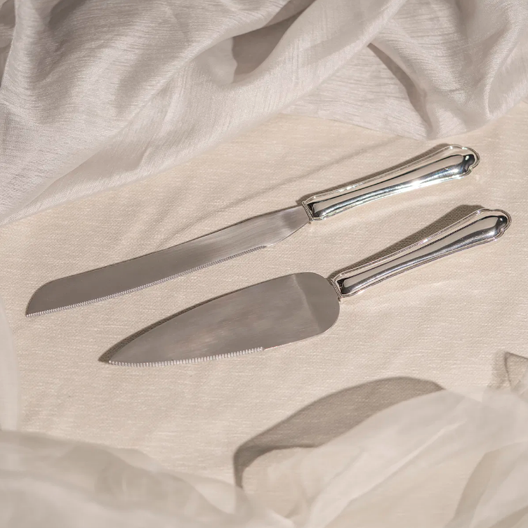 Kakespade og kakekniv, sett