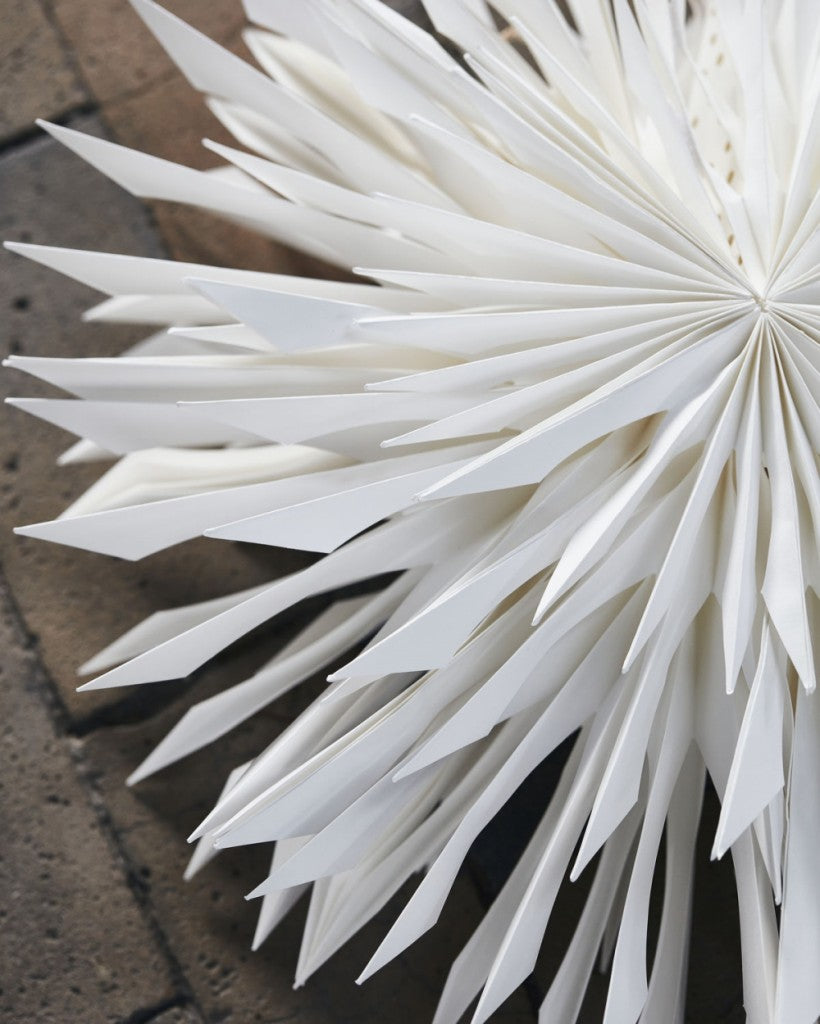 Papirstjerne Reef 50cm, Off-White