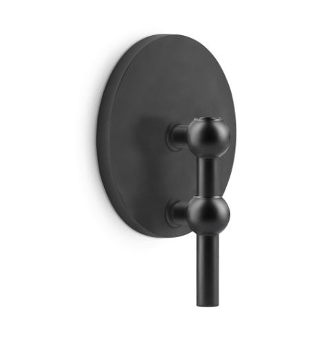 Vegghengt Lysestake, Svart