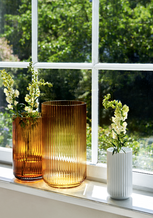 Vase H15, Hvit