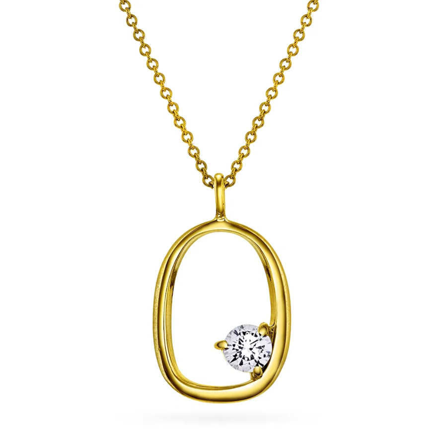 SOLIN SMYKKE I FORGYLT SØLV